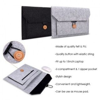 13" Premium Felt Laptop Macbook Sleeve 08